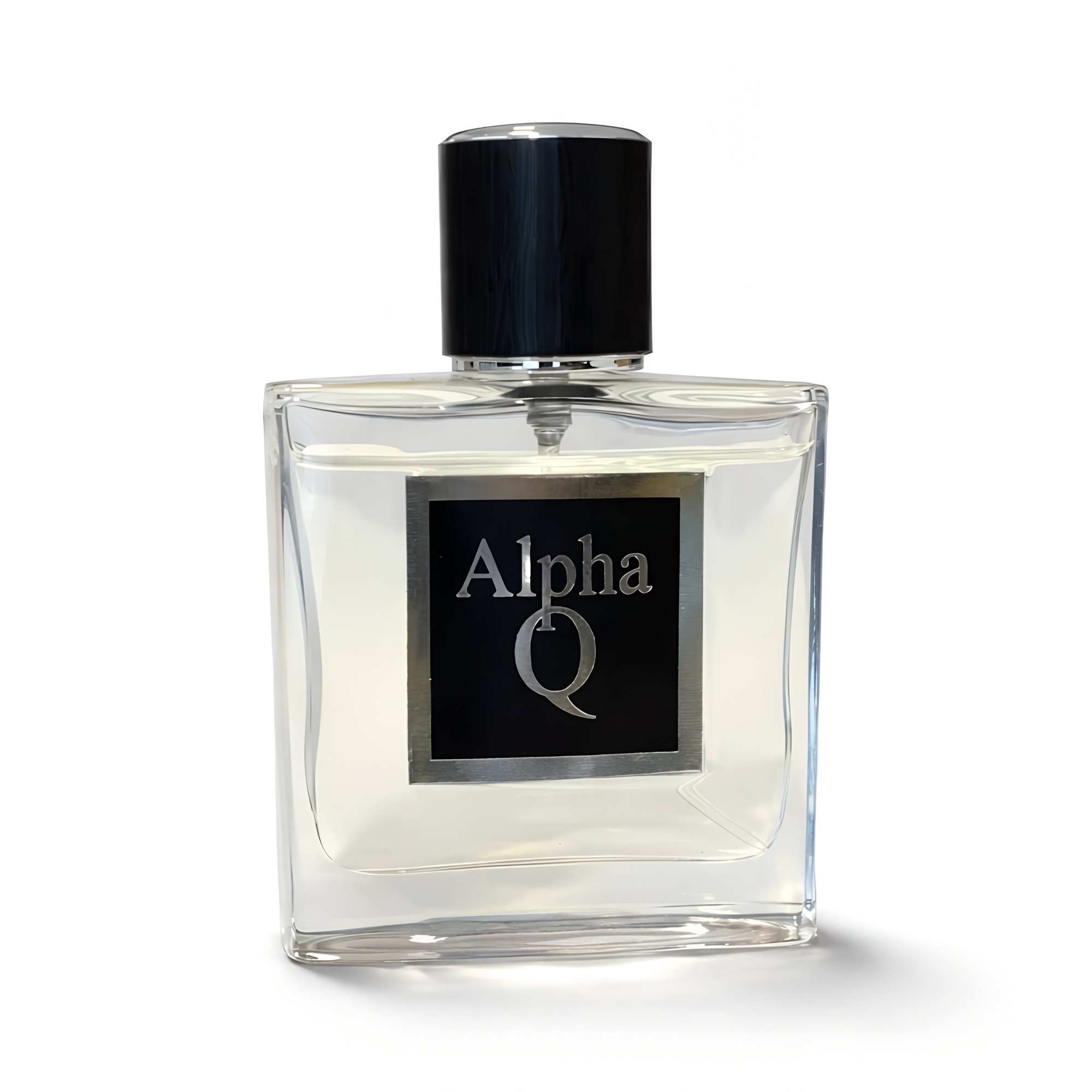 Perfume bottle on clean white background — AI-generated from phone photo